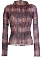 Issey Miyake Vintage Stripped Top - Multicolour