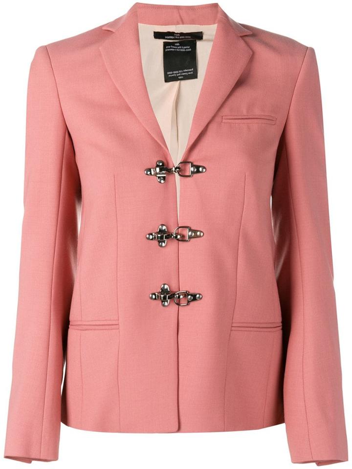 Rokh Hook Fastening Blazer - Pink