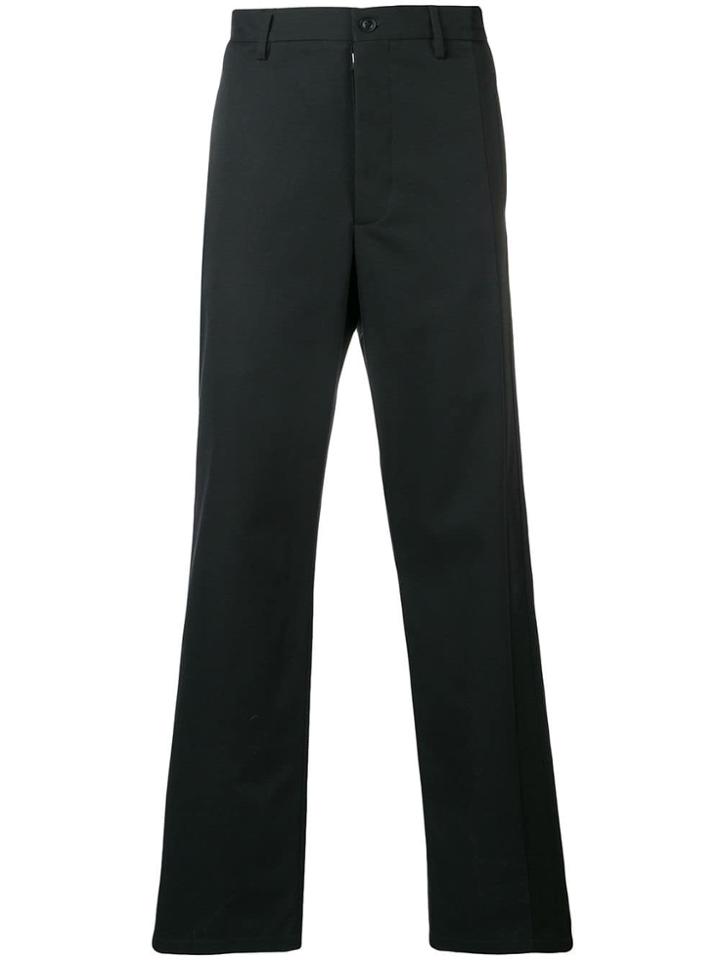 Maison Margiela Side Snap Closure Trousers - Blue