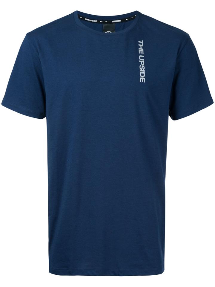 The Upside Printed Logo T-shirt - Blue