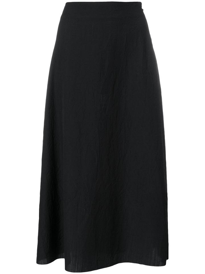 Yang Li A-line Midi Skirt - Black