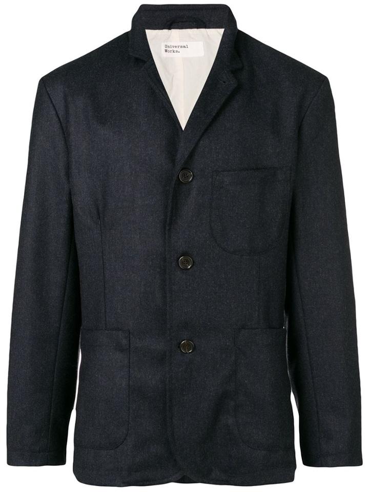 Universal Works Single Breasted Blazer - Blue