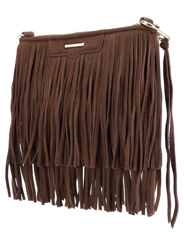 Rebecca Minkoff Fringed Cross Body Bag, Women's, Brown