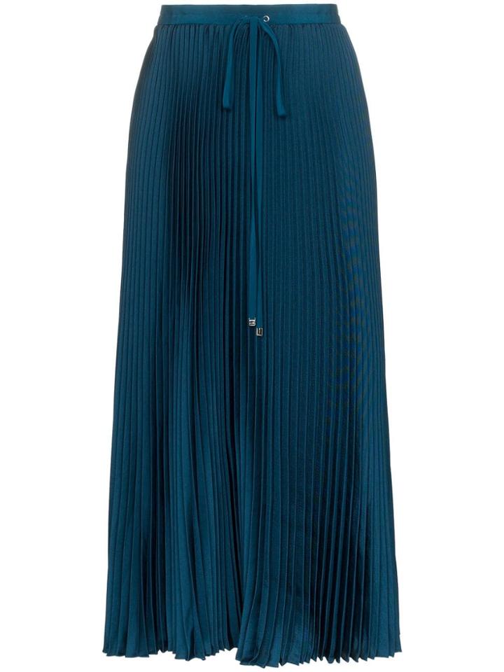 Tibi Tibi Skt Pltd Drwstng Midi - Blue