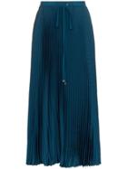 Tibi Tibi Skt Pltd Drwstng Midi - Blue