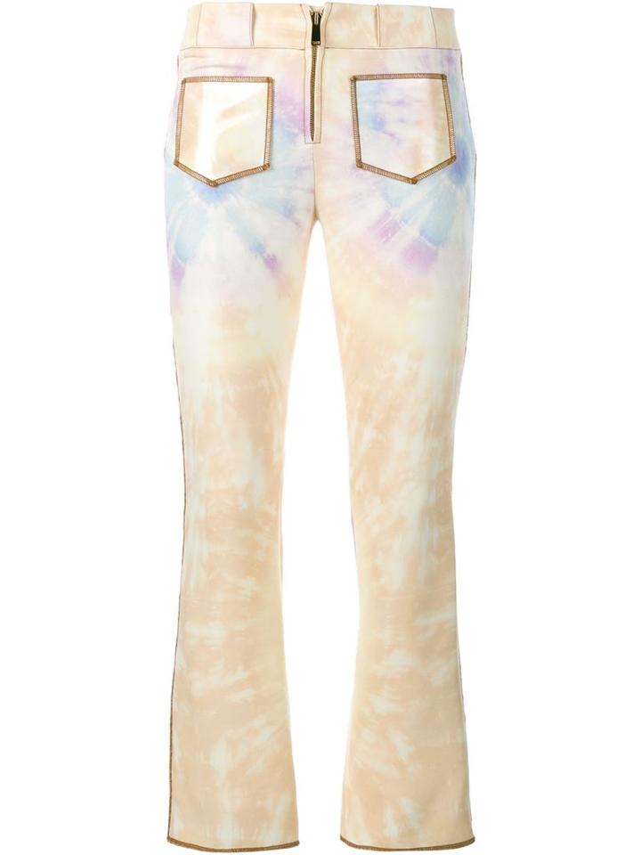 Paco Rabanne Cropped Tie-die Trousers
