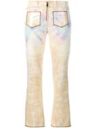 Paco Rabanne Cropped Tie-die Trousers