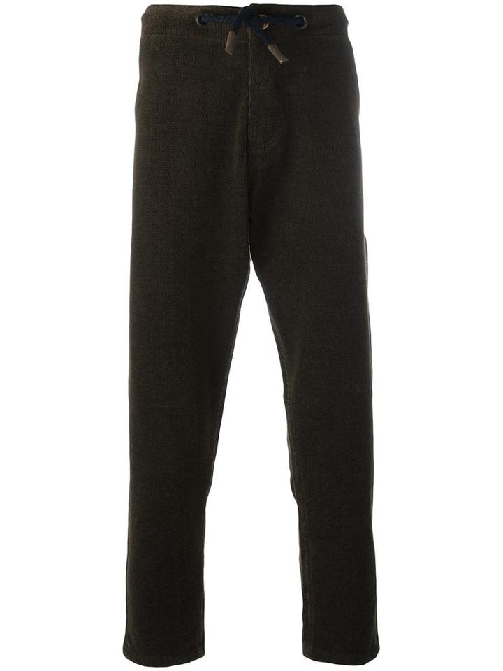 Bleu De Paname Regular Trousers, Men's, Size: 36, Brown, Cotton