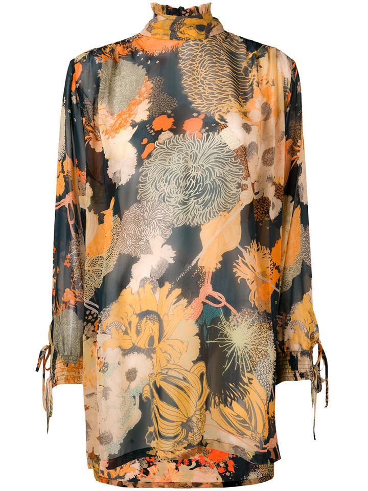 Dries Van Noten Multi-patterned Dress, Women's, Size: 40, Silk