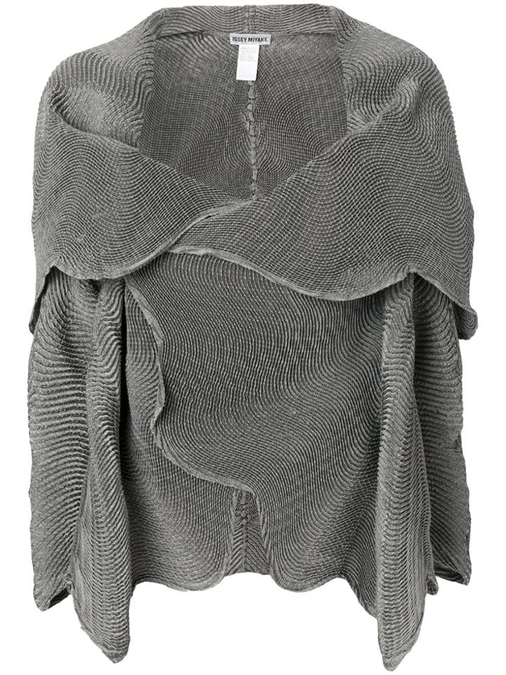 Issey Miyake Wrap Jacket - Nude & Neutrals