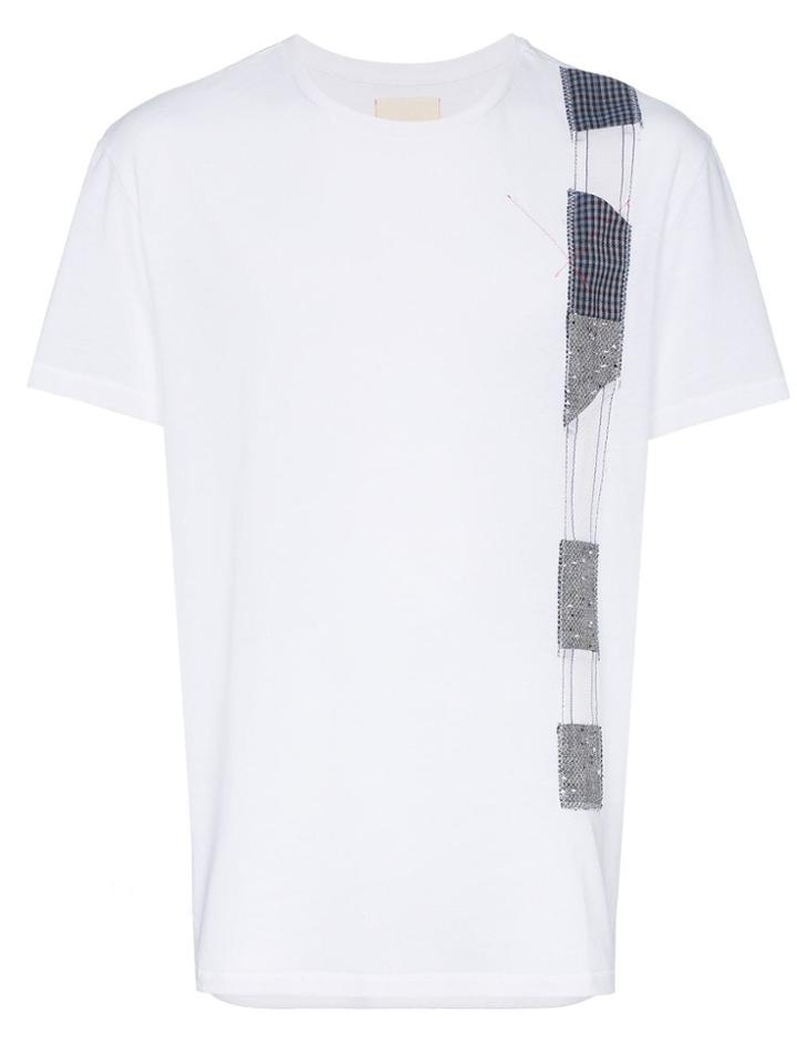 78 Stitches Patch Short Sleeve T-shirt - White