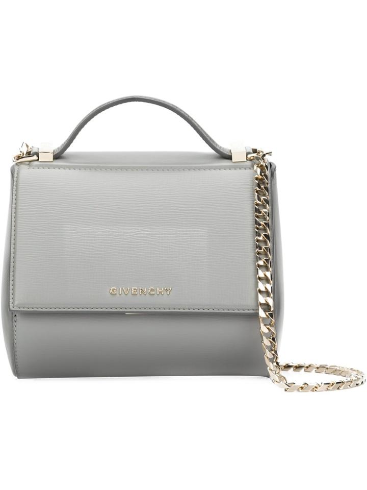 Givenchy Mini Pandora Box Shoulder Bag - Grey