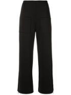 Gloria Coelho - Straight Leg Trousers - Women - Polyester/spandex/elastane - 44, Black, Polyester/spandex/elastane