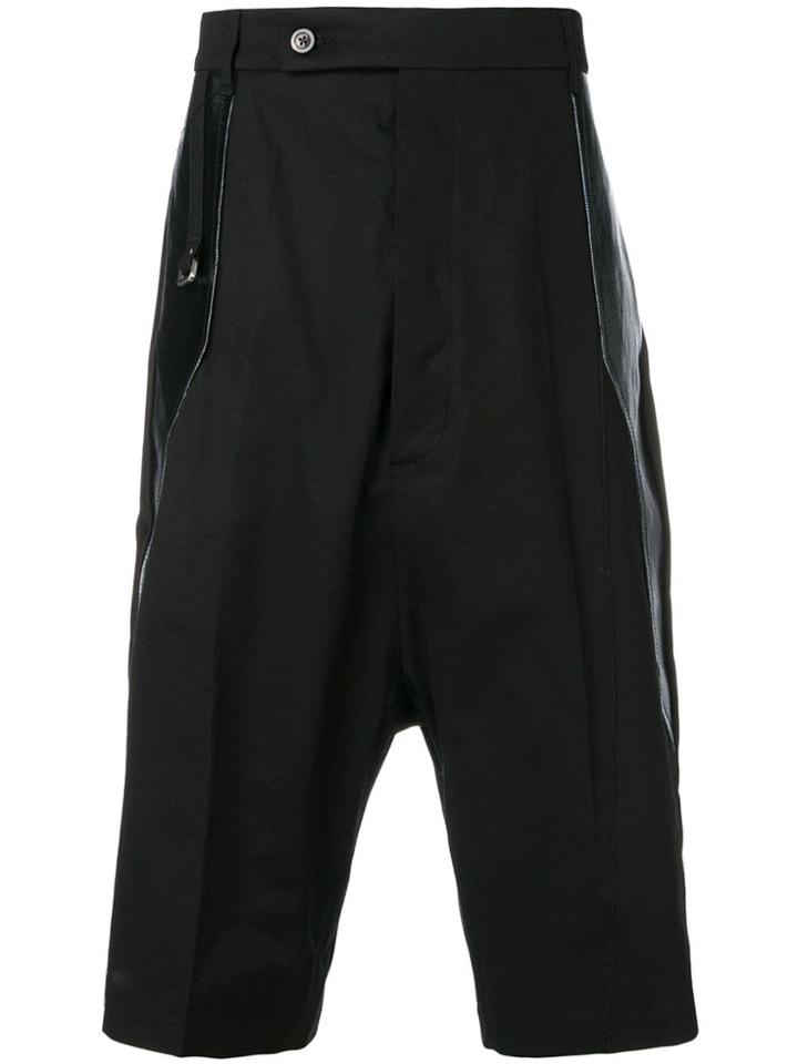 Rick Owens Dropped-crotch Shorts - Black