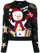 Dolce & Gabbana Snowman Jumper - Black