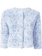 Harris Wharf London Cropped Floral Jacket
