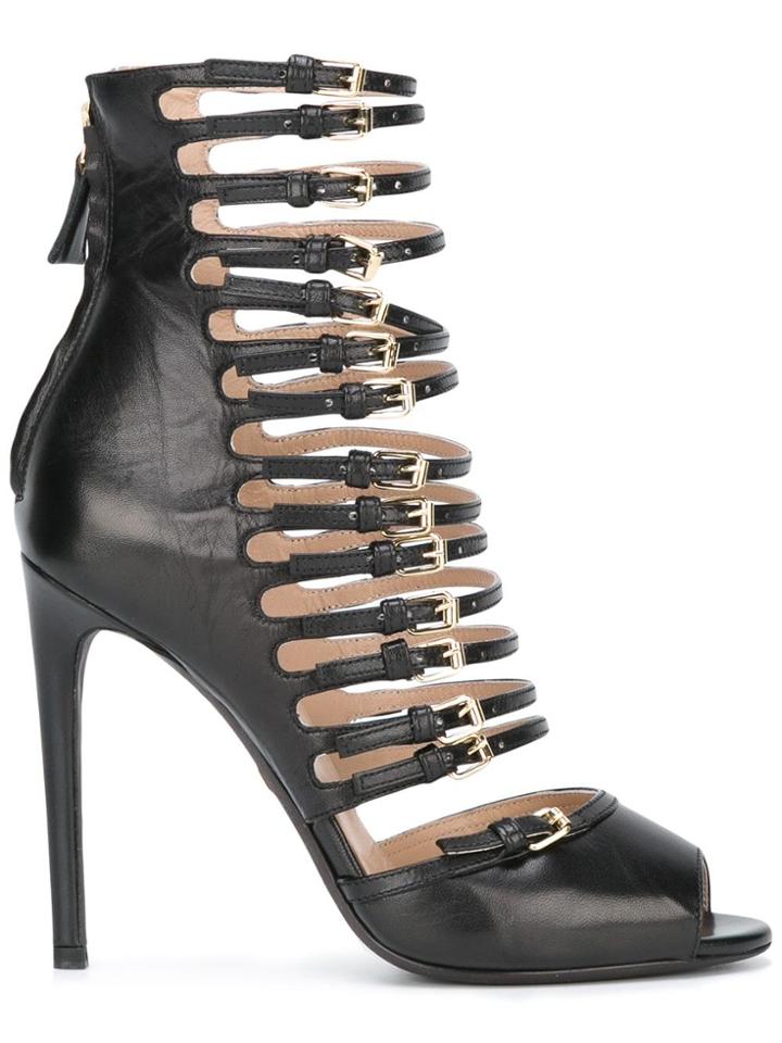 Giambattista Valli Buckled Straps Sandals - Black