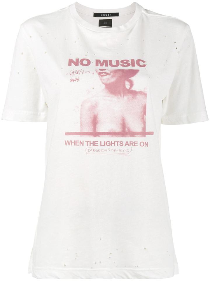 Ksubi Printed Loose Fit T-shirt - White