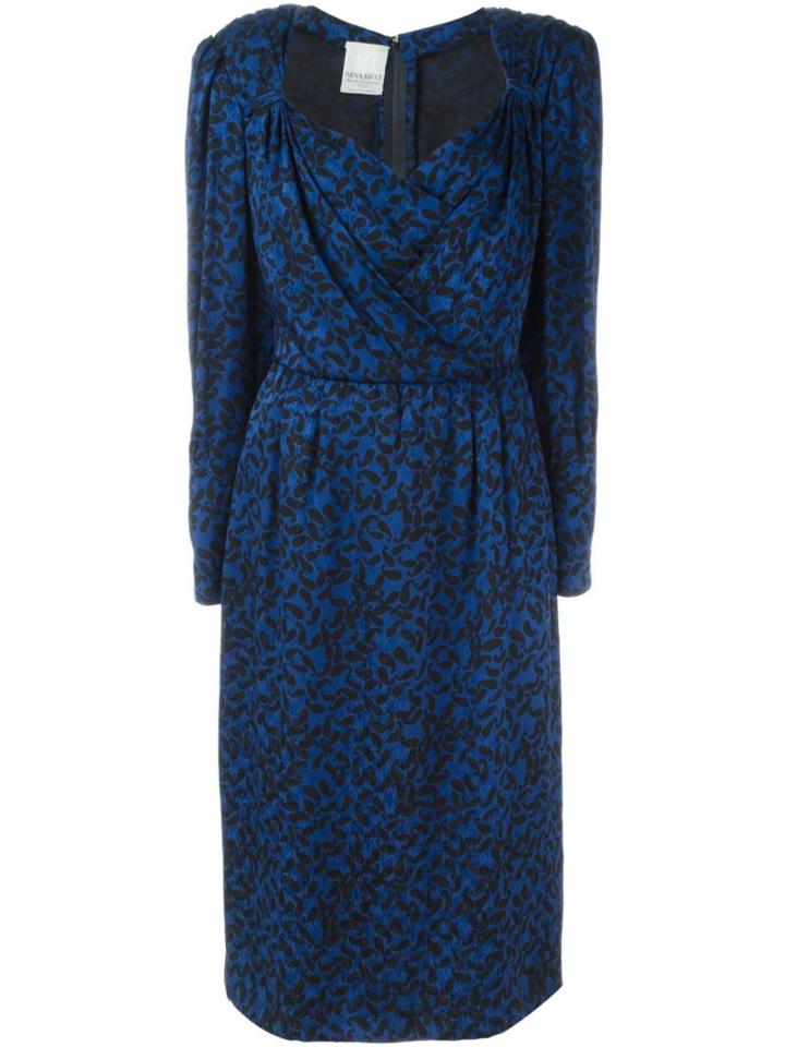 Nina Ricci Vintage Leopard Print Dress