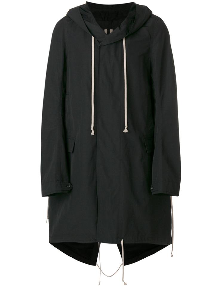 Rick Owens Drkshdw Oversized Parka - Black