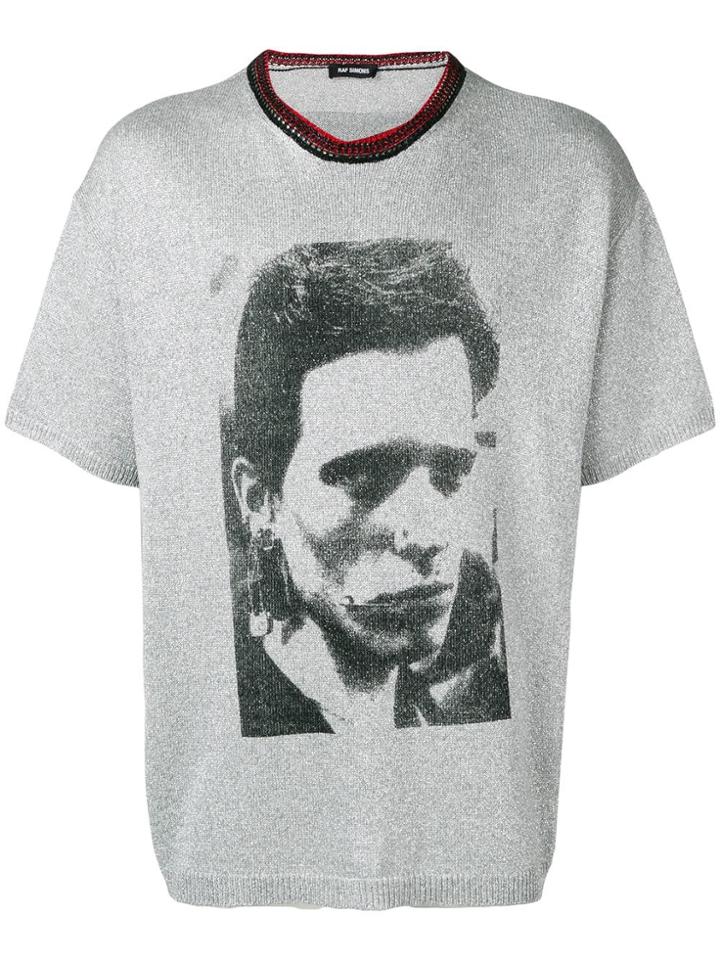 Raf Simons Photo Print Jumper - Grey