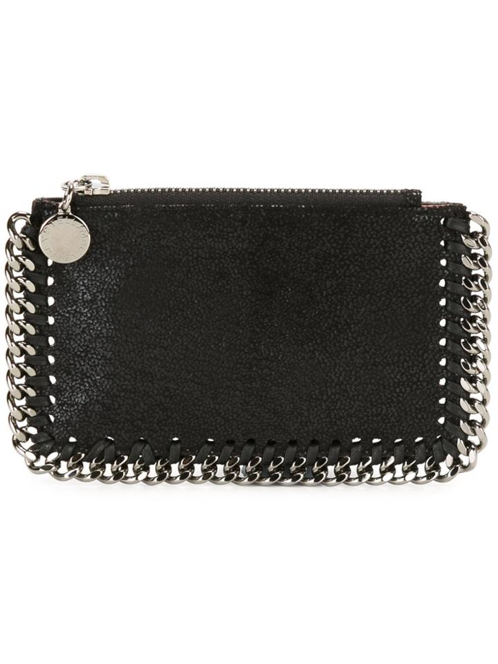 Stella Mccartney 'falabella' Zipped Cardholder - Black
