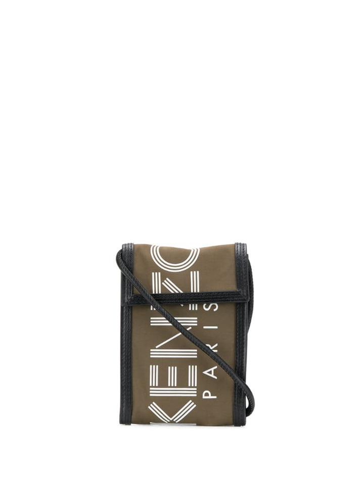 Kenzo Logo Camera Bag - Green
