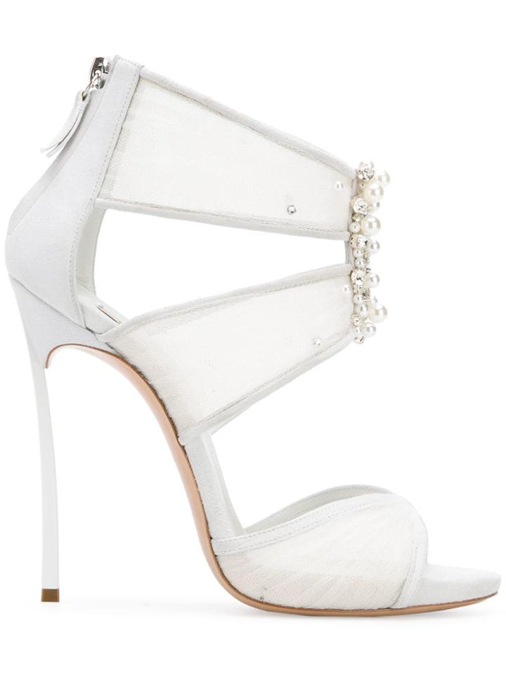 Casadei Stiletto Sandals - White