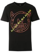Àlg Logo Graphic Print T-shirt - Black