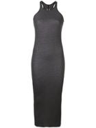 Rick Owens Sleeveless Long Jersey Dress - Grey