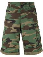 Tommy Jeans - Camouflage Print Cargo Shorts - Men - Cotton - 32, Green, Cotton