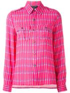 Vanessa Seward - Printed Shirt - Women - Viscose - 40, Pink/purple, Viscose