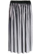 Balmain Loose Pleated Skirt - Black