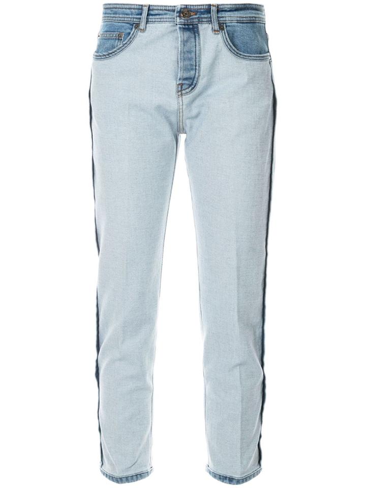 No21 Inside-out Effect Jeans - Blue