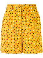 Rossella Jardini Printed Shorts - Yellow & Orange