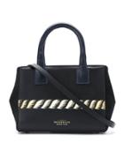À La Garçonne Handpainted Mia Shoulder Bag - Black