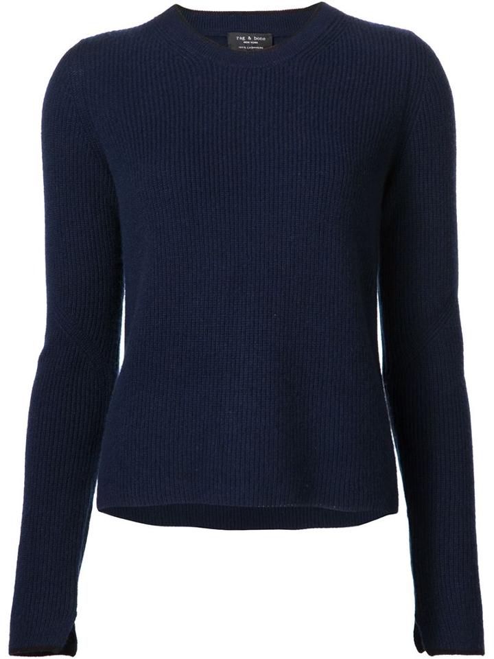 Rag & Bone Ribbed Fitted 'liliana' Jumper