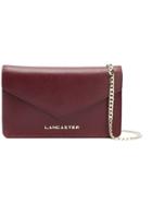 Lancaster Foldover Clutch Bag - Red