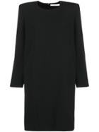 Givenchy Structured Shoulder Mini Dress - Black