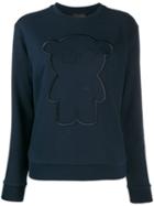 Emporio Armani Embroidered Bear Sweatshirt - Blue