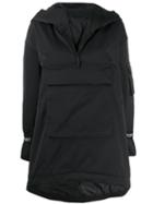 Liu Jo Plain Hooded Cape - Black