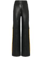 Skiim Side Stripe Wide Leg Trousers - Black