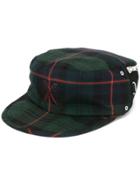 Undercover X Tartan Driver Hat - Green