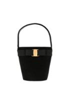 Salvatore Ferragamo Pre-owned Vara Bow Bucket Bag - Black