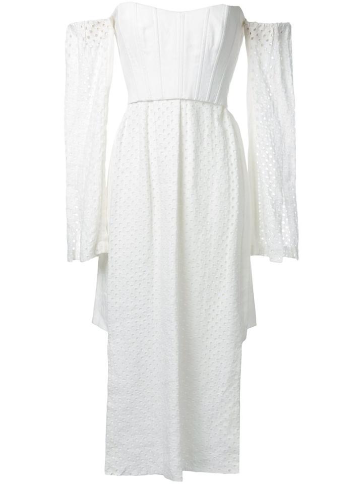 Kitx 'release Control' Dress, Women's, Size: 8, White, Linen/flax