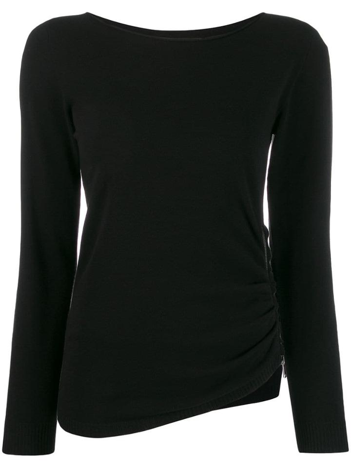 Twin-set Zipped Jumper - Black