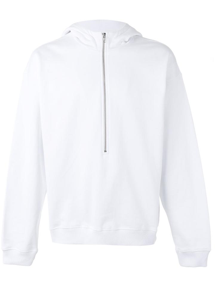 Futur - Half-zip Sweatshirt - Men - Cotton - M, White, Cotton