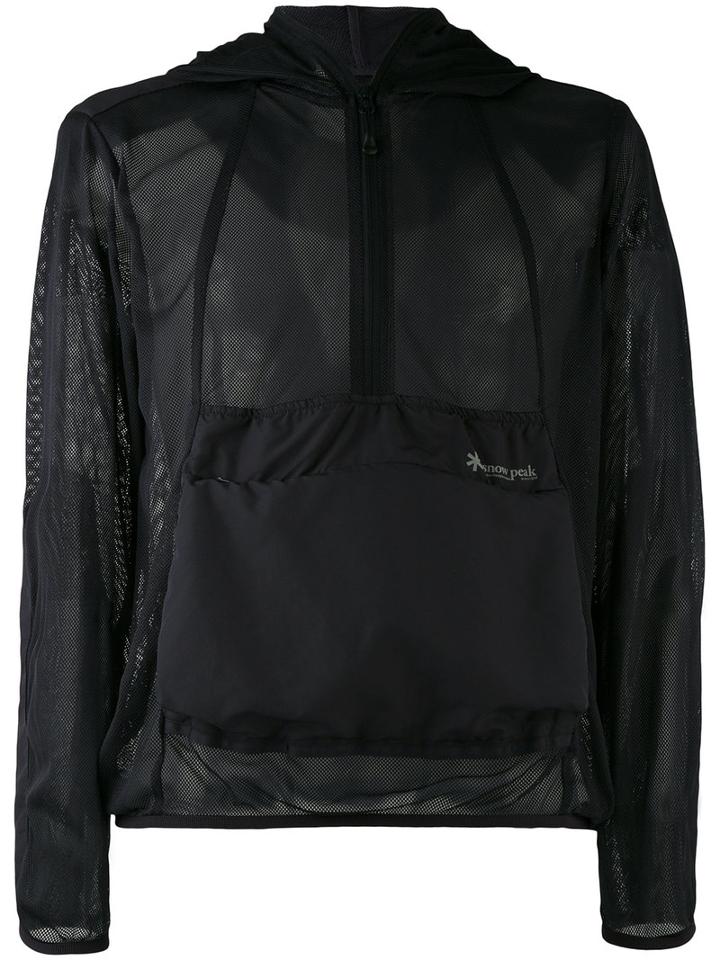 Snow Peak - Hooded Windbreaker Jacket - Men - Polyester - M/l, Blue, Polyester