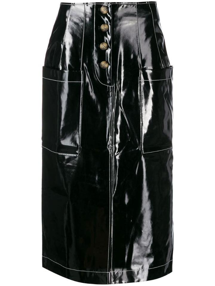 Rejina Pyo High-waisted Midi Skirt - Black