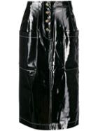 Rejina Pyo High-waisted Midi Skirt - Black